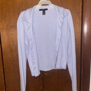 Baby blue cardigan from Forever 21. Size small.